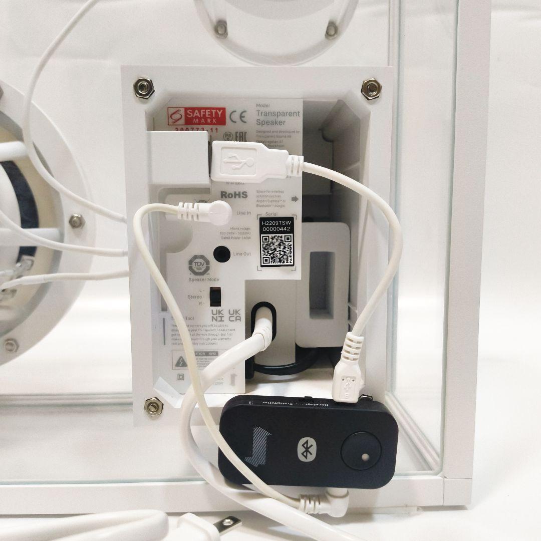 TRANSPARENT SPEAKER トランスペアレントスピーカー　ホワイト