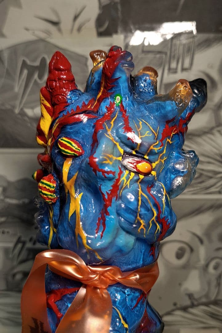 ソフビ　サケビの甥　９期　一号　ミライロウマン堂　サケンズマン