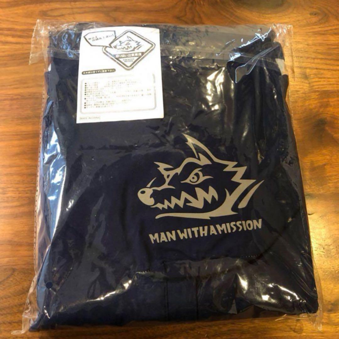 ✨【未使用品】マンウィズ WOLF-TECH JK ネイビー 収納袋付きSサイズ