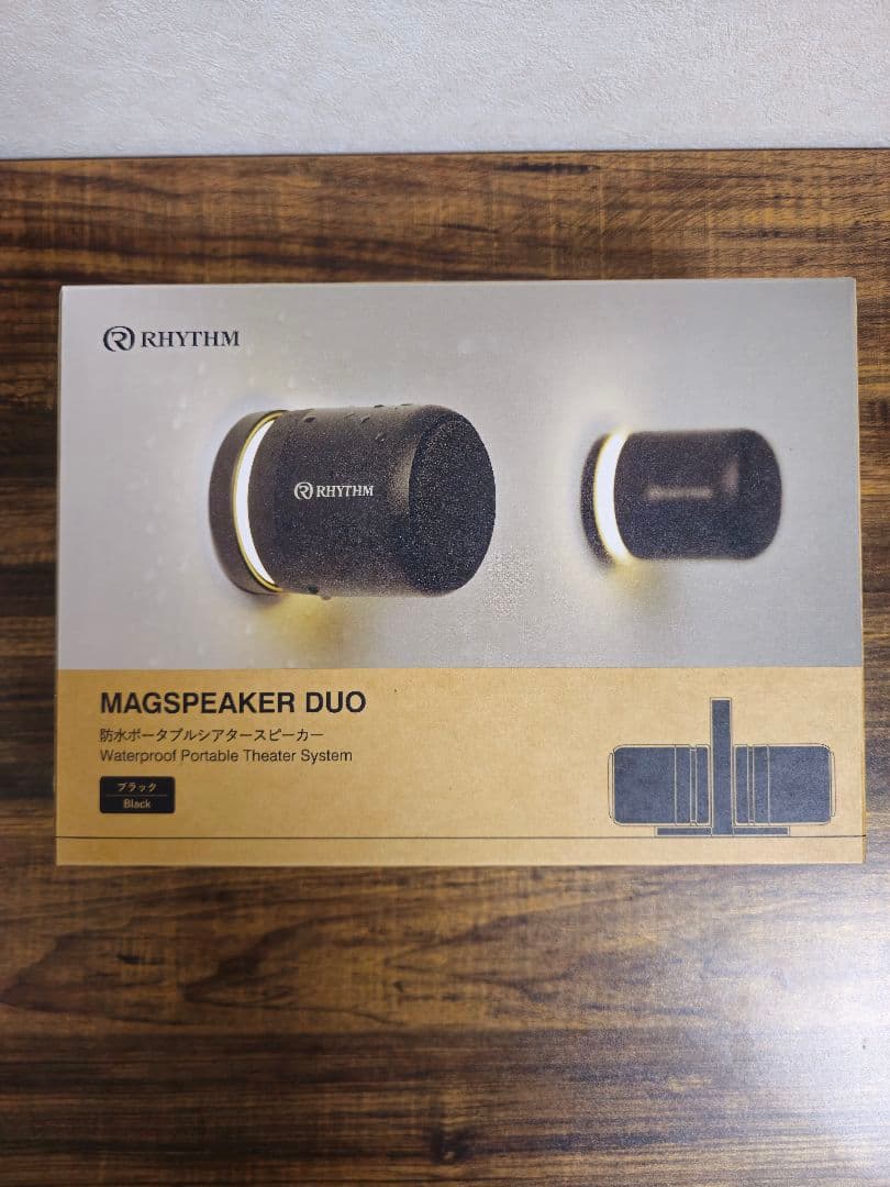 RHYTHM Magspeaker Duo 防水ポータブルシアタースピーカー