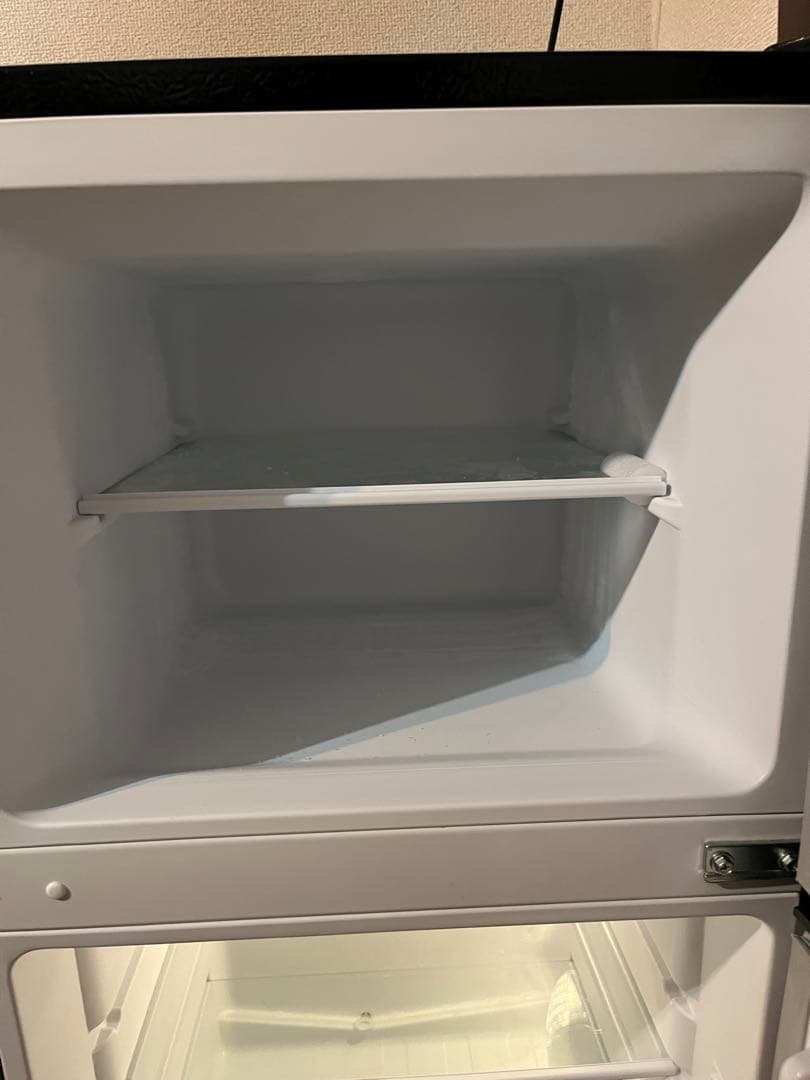 maxzen ブラック冷蔵庫 118Ꮮ 上部冷凍室付き