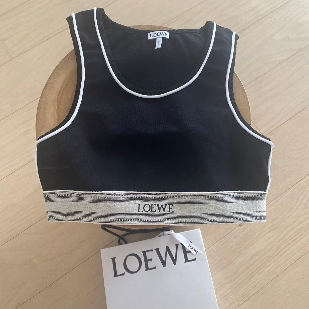 クロップド　タンクトップ（レーヨン）【LOEWE】