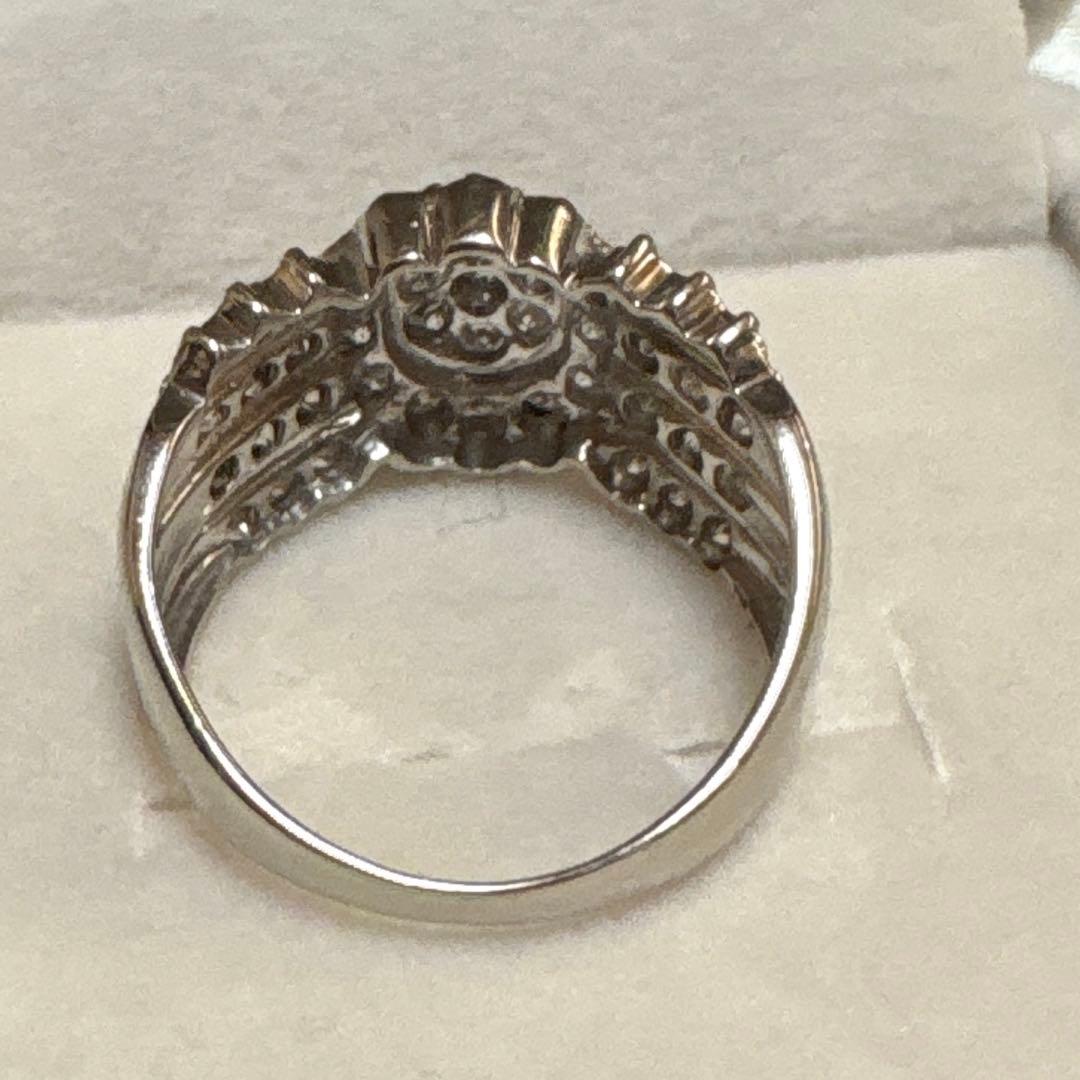 あいかぼち　pt900 1.00ctダイアモンドリング　11.5号