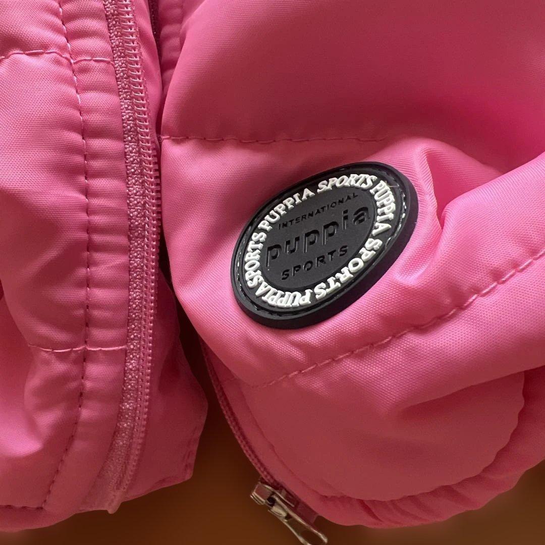 ［puppia］防寒ジャンプスーツ ピンク 冬服 犬服 Mサイズ