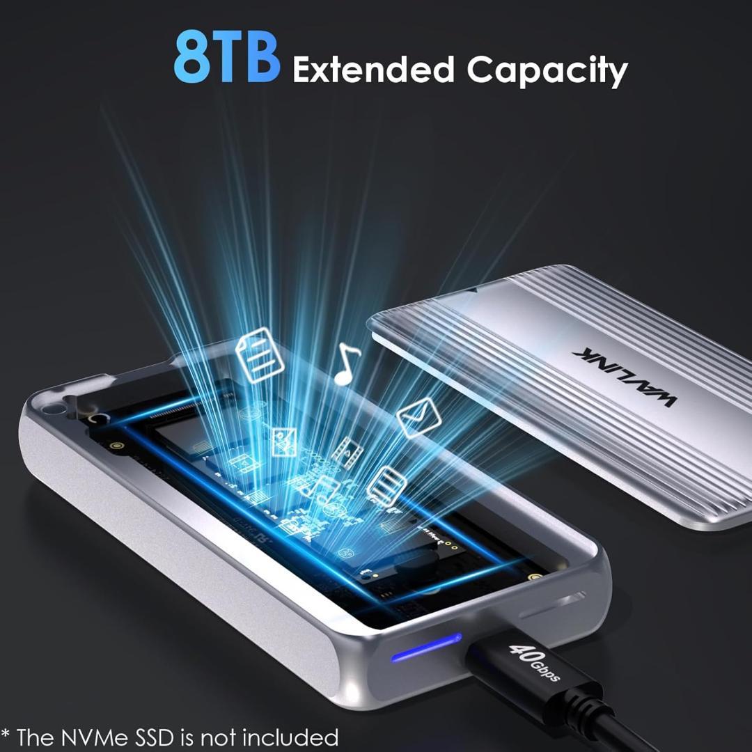 WAVLINK WL-ST406C ＆ 40Gbps対応ケーブル1m セット