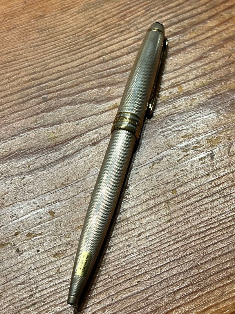 モンブランボールペン マイスターシュテュック ソリテール スターリングシルバー