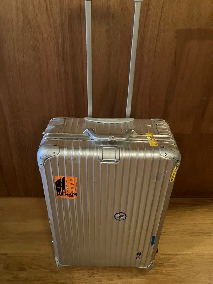 RIMOWA 63L 青ロゴ アルミニウム トパーズ