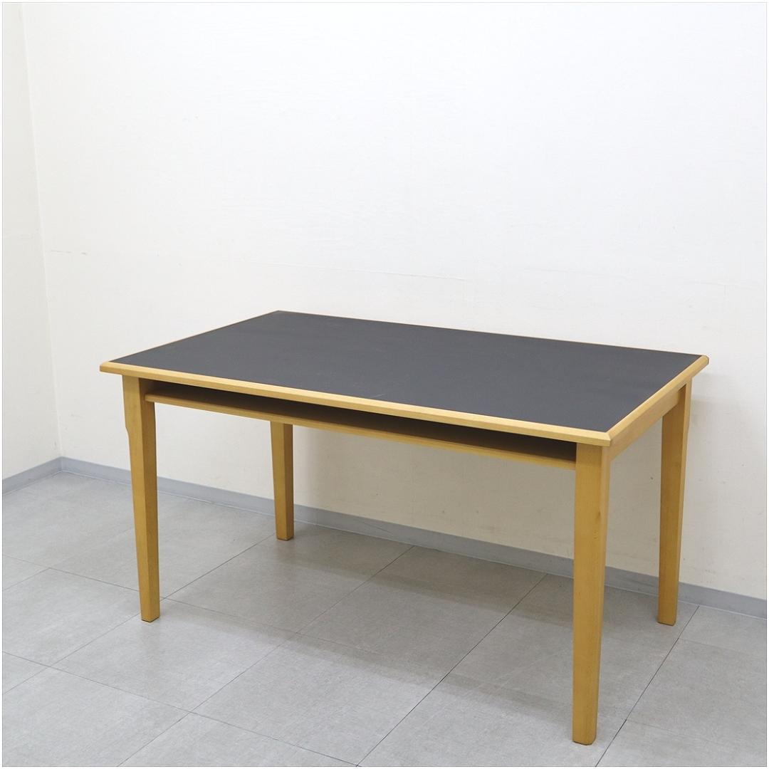 ウニコ GRIFU グリフ ダイニング テーブル メラミン天板 ビーチ材 収納付