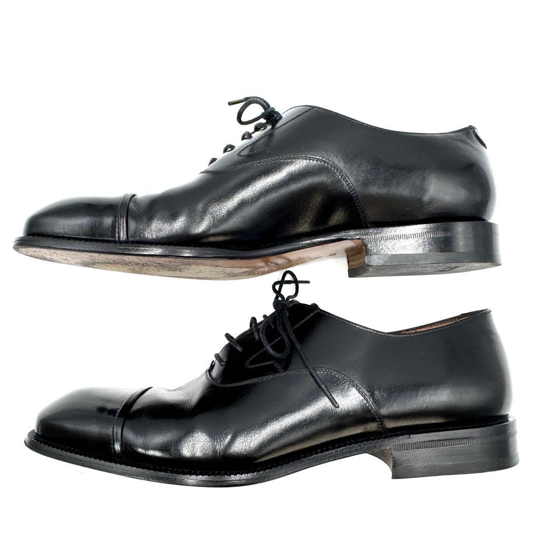 【美品】Ferragamo ドレスシューズ ストレートチップ ブラック 26㎝