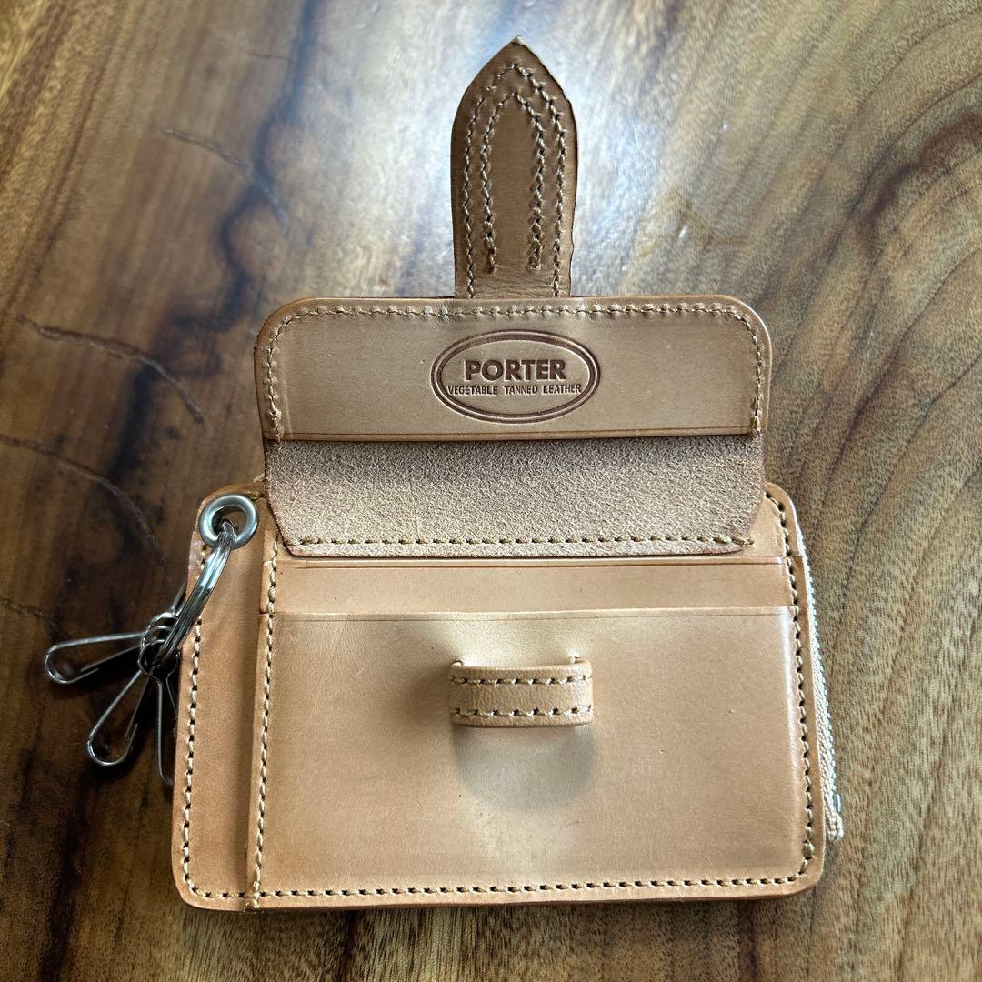 POTER NATURE／ポーターネイチャー　キーフック付きミニウォレット