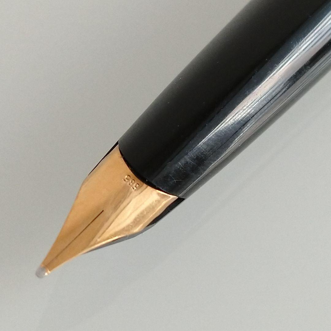 モンブラン　万年　14k 黒　＋　インク追加可