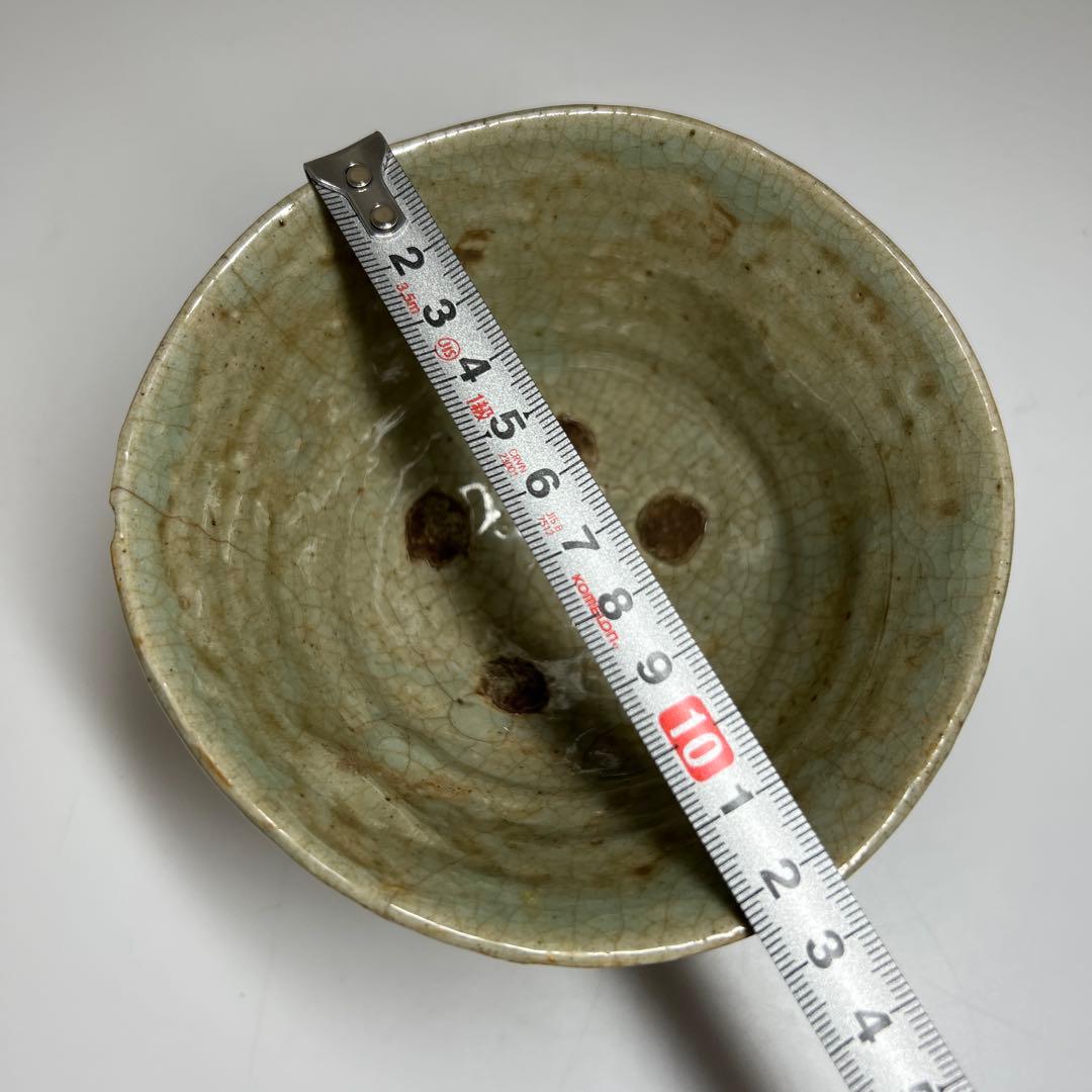 中国明時代　七官青磁鉢　口径約12.5㎝　東Y7-0808⭐︎2Fタルチ