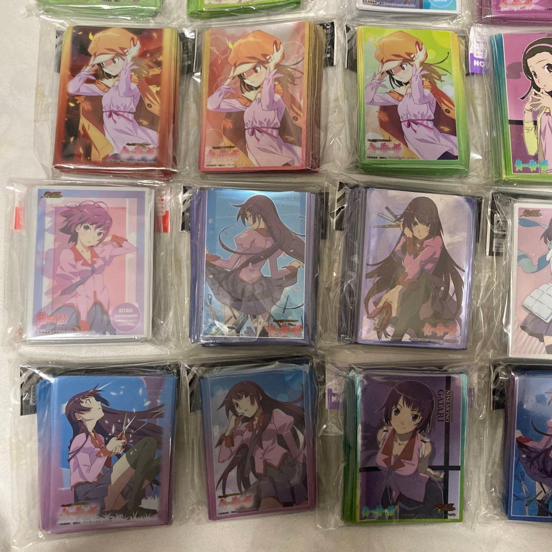 物語シリーズ スリーブ 37セット 化物語 偽物語 戦場ヶ原ひたぎ 忍野忍 など