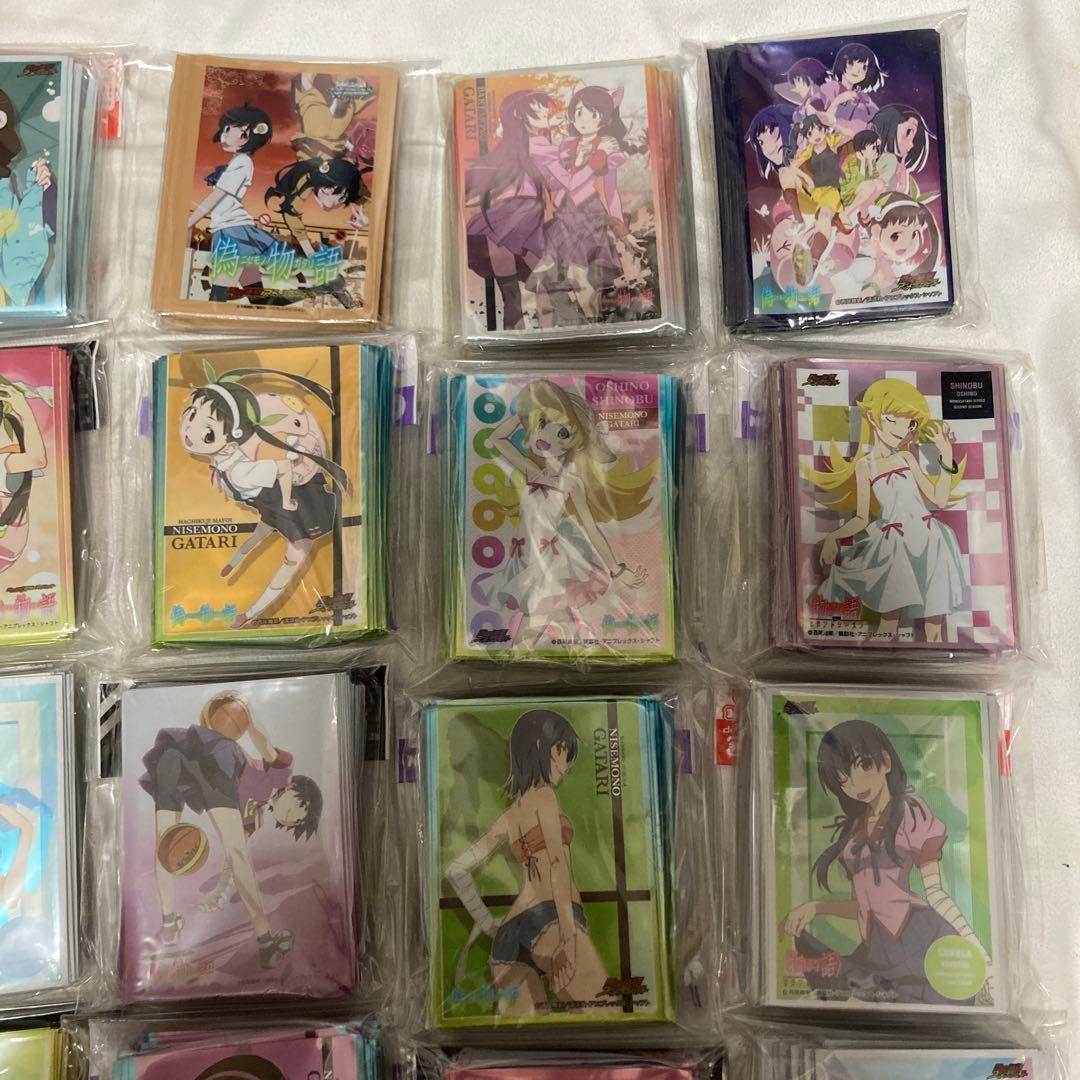 物語シリーズ スリーブ 37セット 化物語 偽物語 戦場ヶ原ひたぎ 忍野忍 など