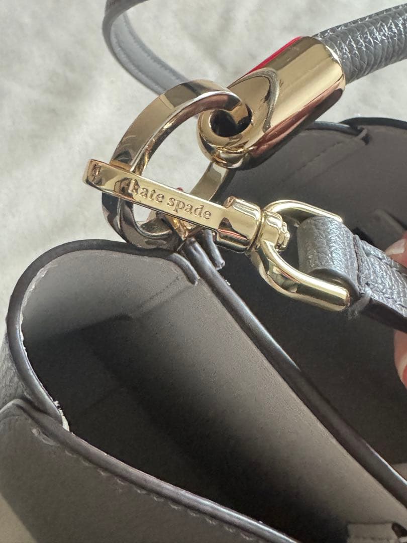 【値引◎】Kate Spade グレー ハンドバッグ