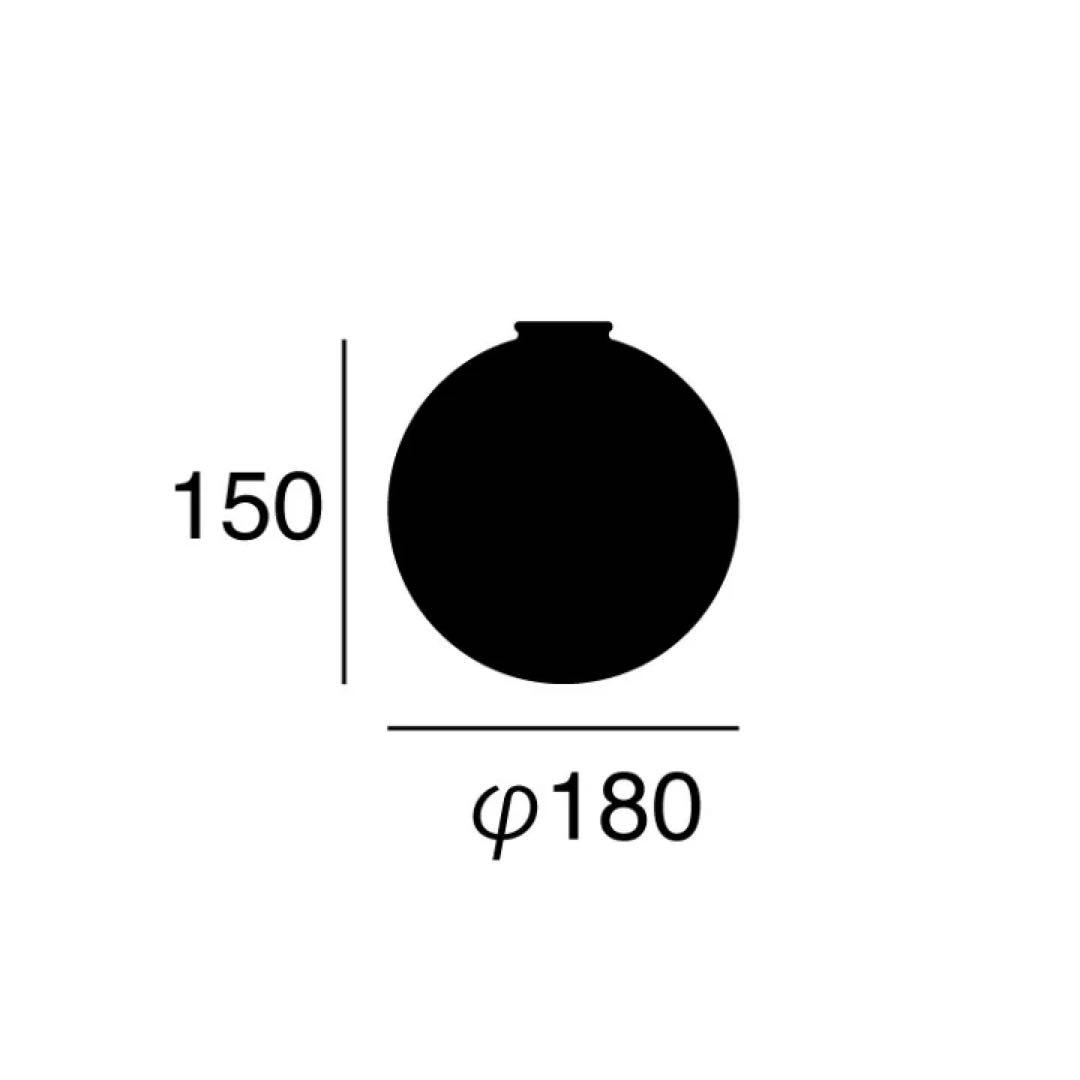 アートワークスタジオ　シーリングライト　丸ガラスシェード