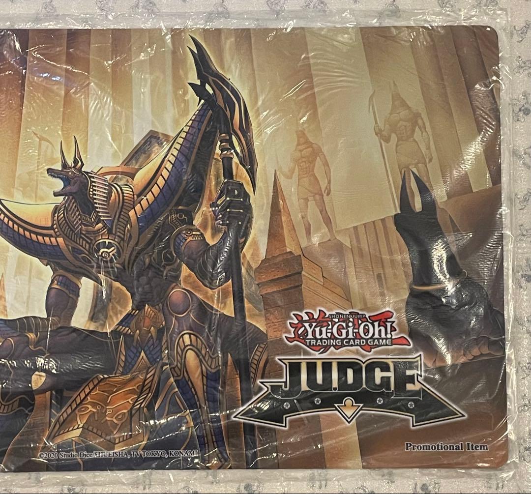 希少 新品未開封 ジャッジメントオブアヌビス ジャッジ プレイマット 遊戯王
