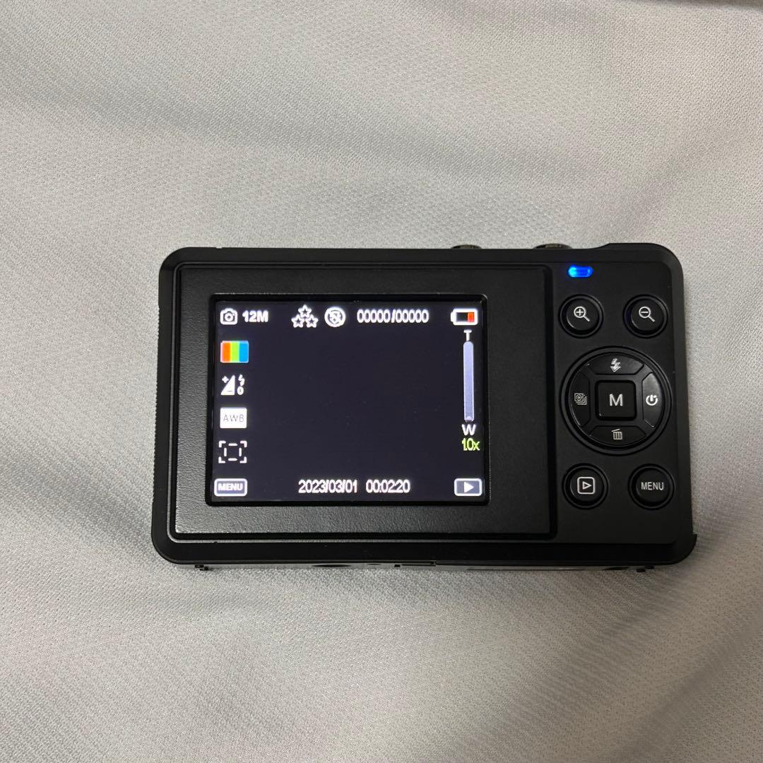 【スマホ転送OK】4Kカメラ コンパクトデジタルカメラ SDカード付