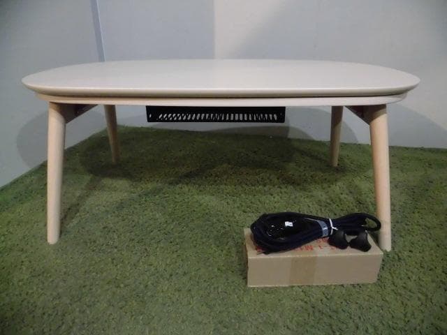 【アウトレット/限定品】北欧風オールシーズン折れ脚こたつ＆掛け布団2点セット