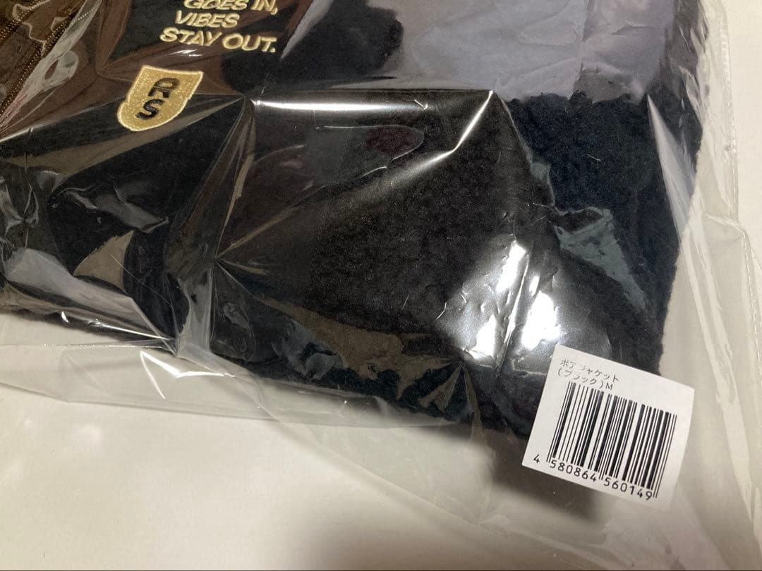 ［Mサイズ］RIP SLYME ボアジャケット ブラック