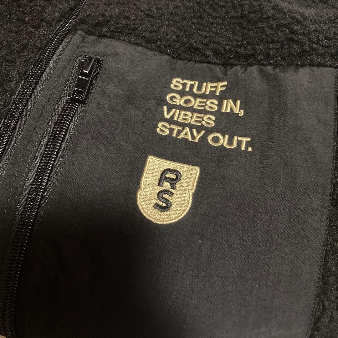 ［Mサイズ］RIP SLYME ボアジャケット ブラック