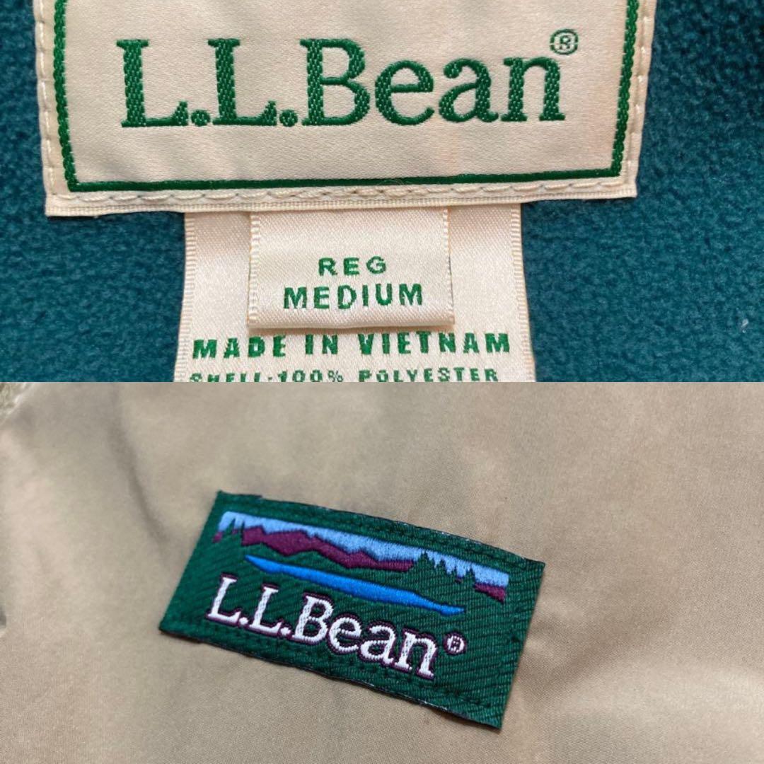 L.L.Bean ベージュ フリースベスト M