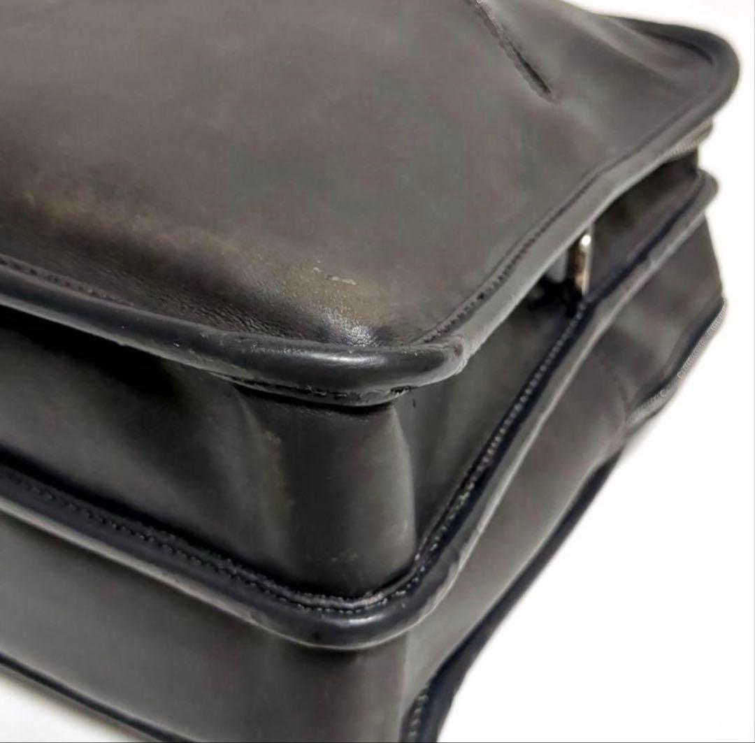 ベルルッティ ビジネスバッグ ドゥジュールダークグレーレザー