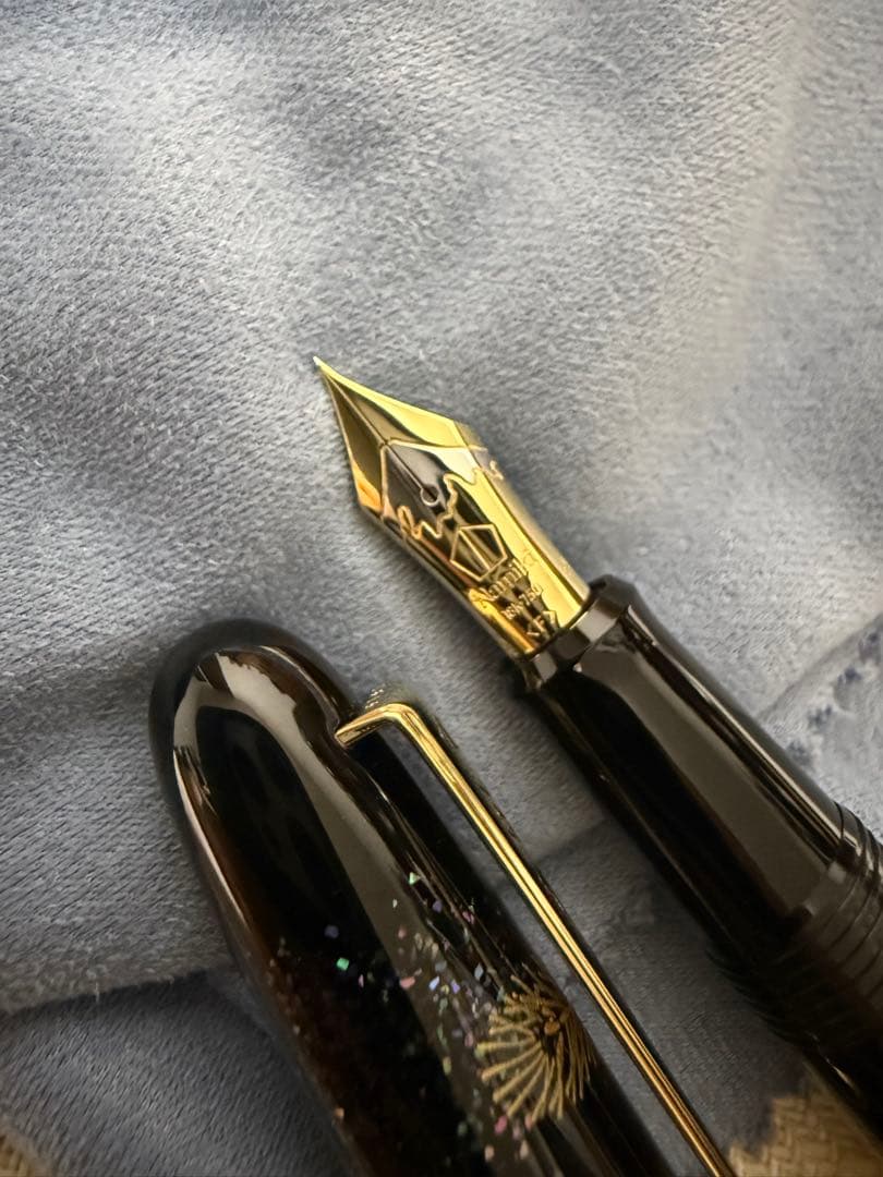 NAMIKI蒔絵万年筆、ユカリ松葉