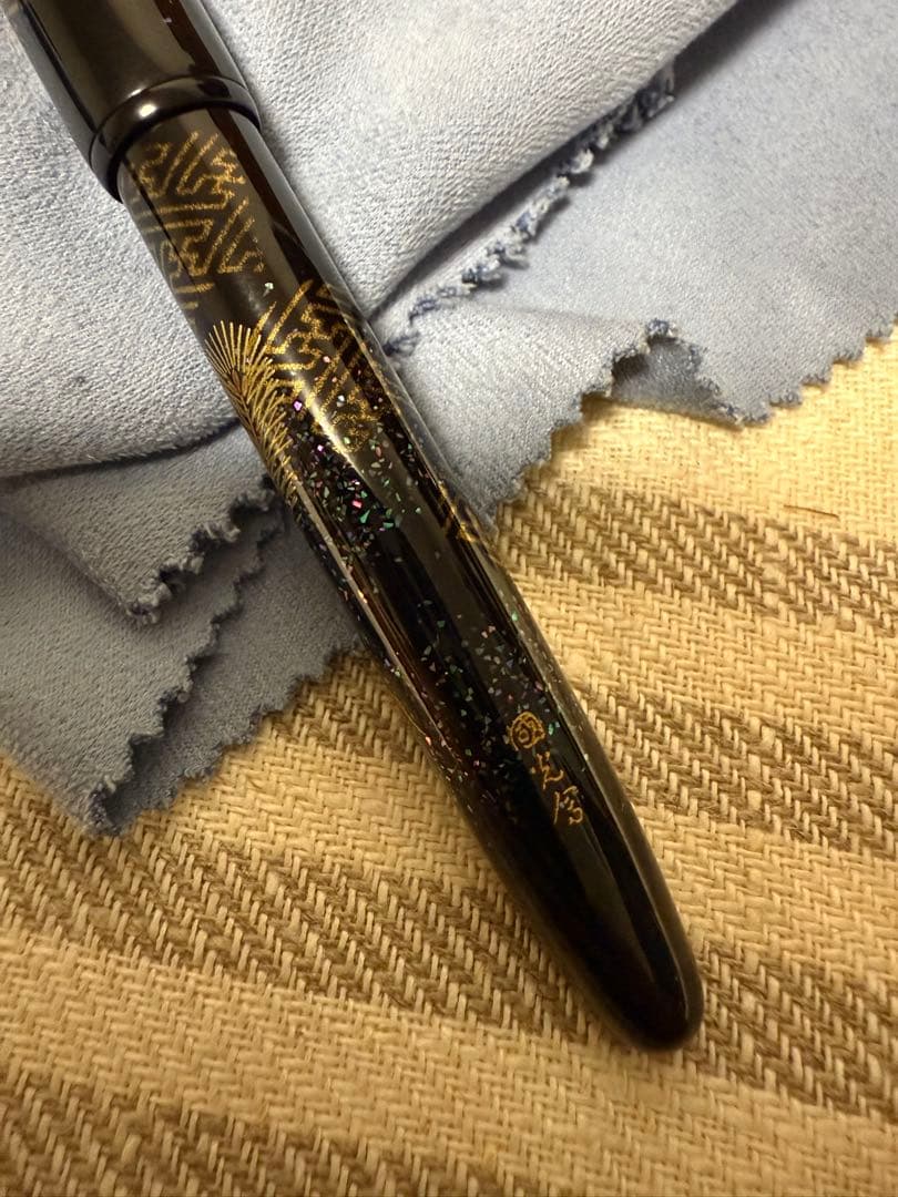 NAMIKI蒔絵万年筆、ユカリ松葉