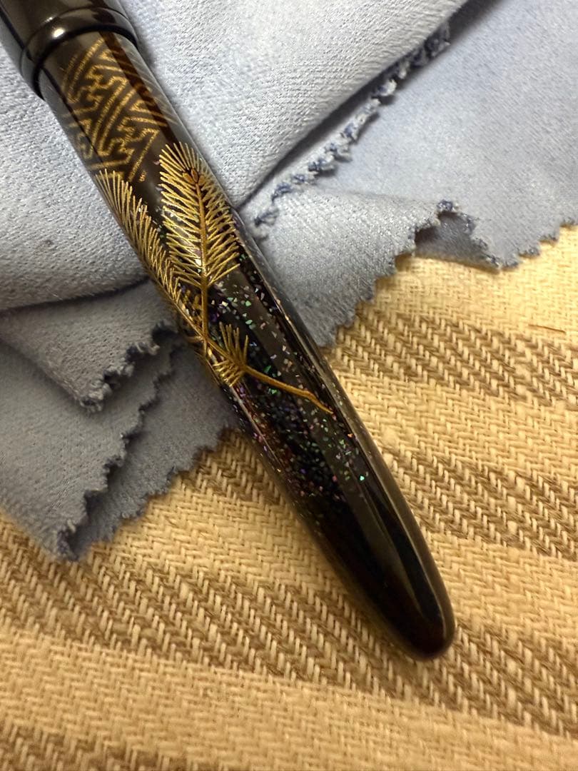 NAMIKI蒔絵万年筆、ユカリ松葉