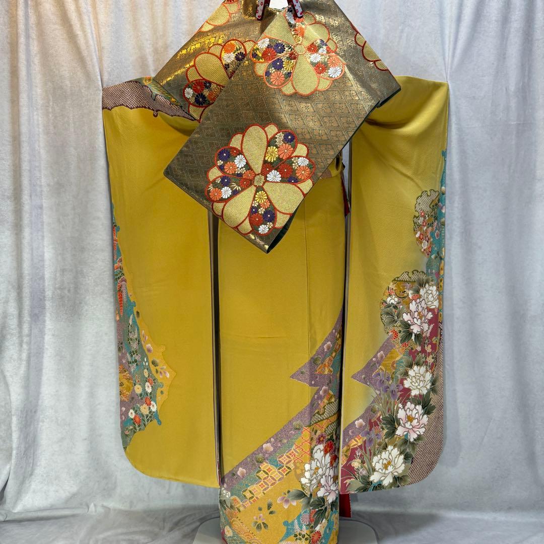 未使用品　振袖フルセット　トールサイズ　168〜178　落款　成人式