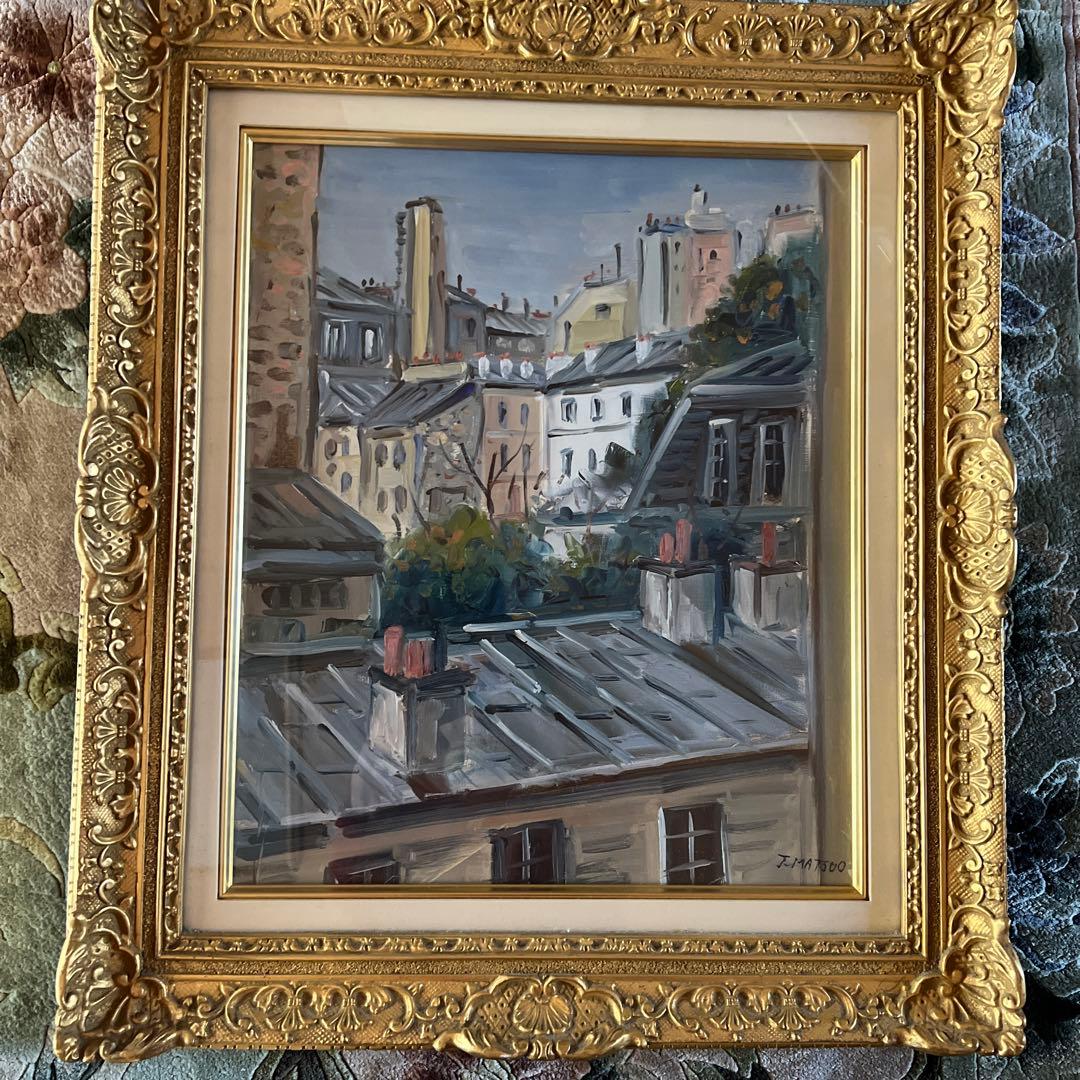 ホテル窓外　洋画家　松尾猛省の作品