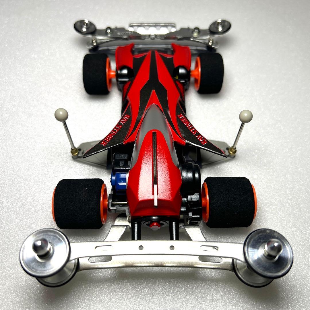 ミニ四駆　レイスティンガー　タミヤ　完成品　肉抜き　塗装　改造　スーパー1