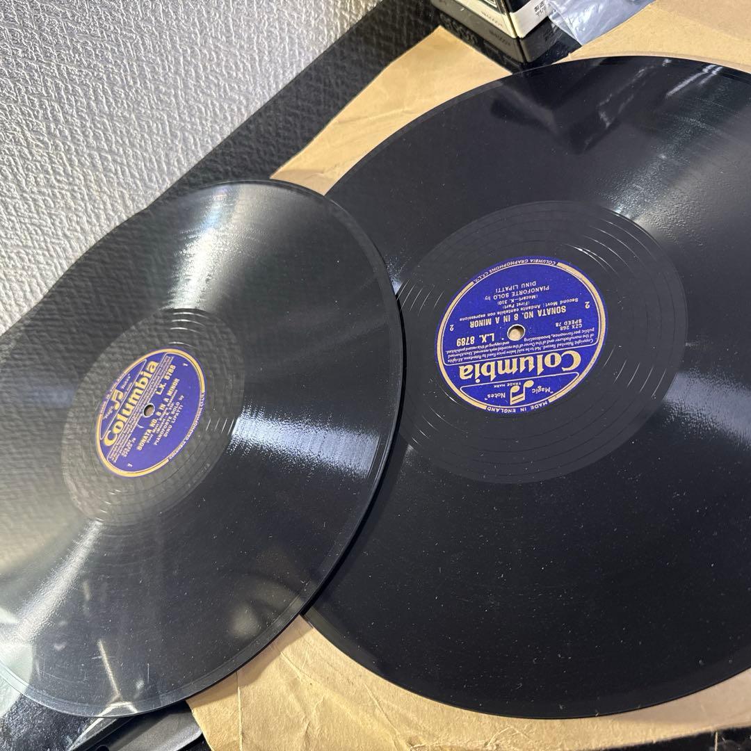 SP12in英コロンビア2枚モーツァルトPソナタ/DINU LIPATTI