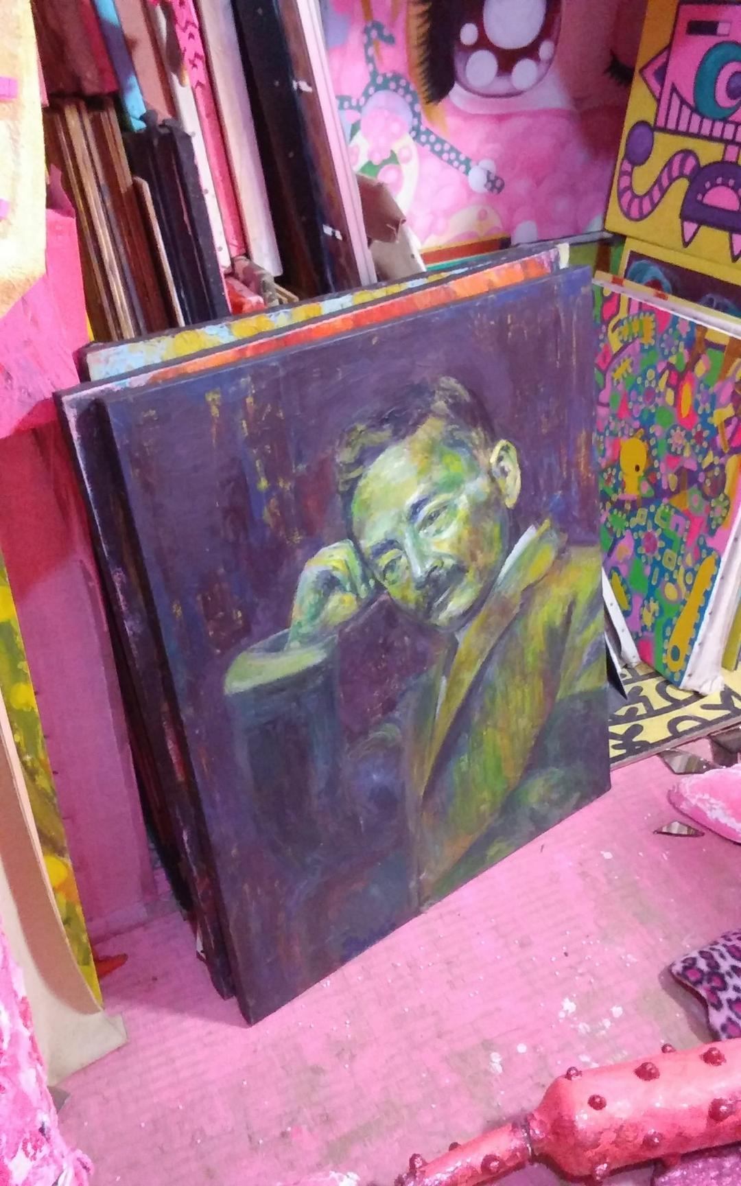 あさくら画廊のグリーン漱石☆