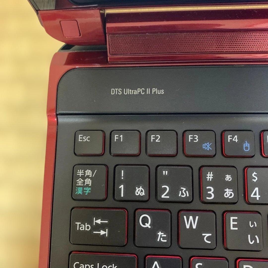 FUJITSU ノートPC　AH77/G　ワインRED 爆速SSD　高速i7