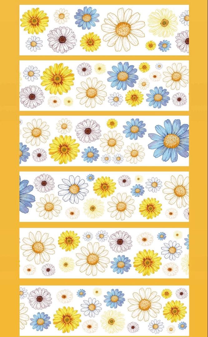 蓝莓不蓝手账《晴昼》海外マスキングテープ　マステ 【2703】