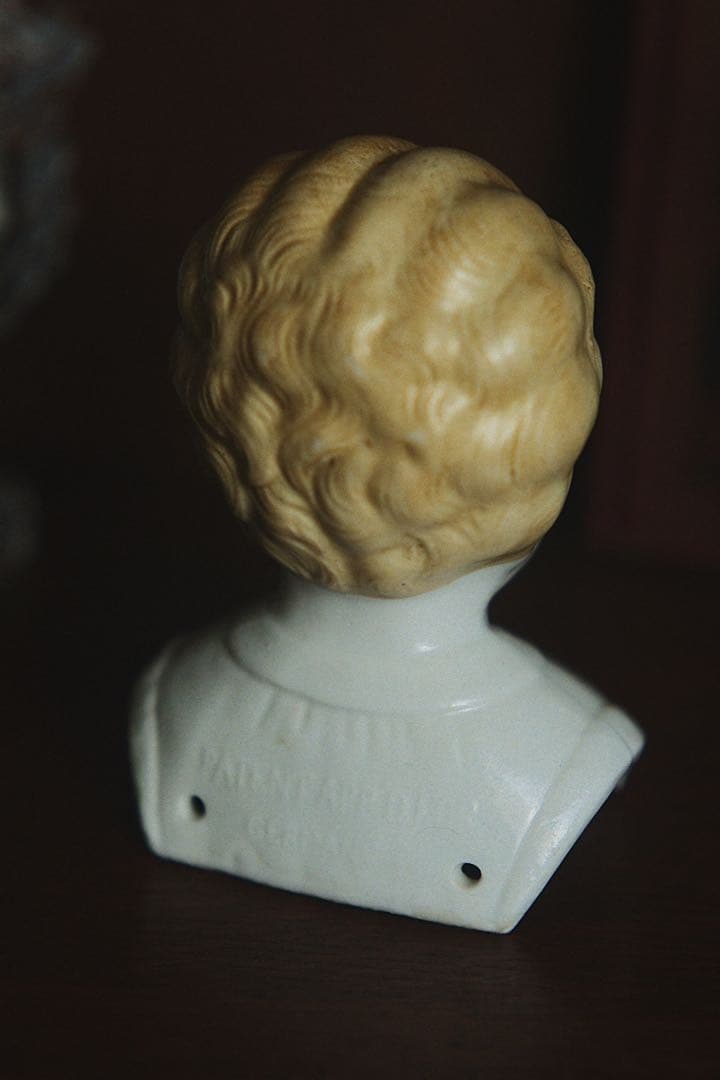 アンティーク チャイナヘッドドール ビスクドール ショルダーヘッド ブロンド