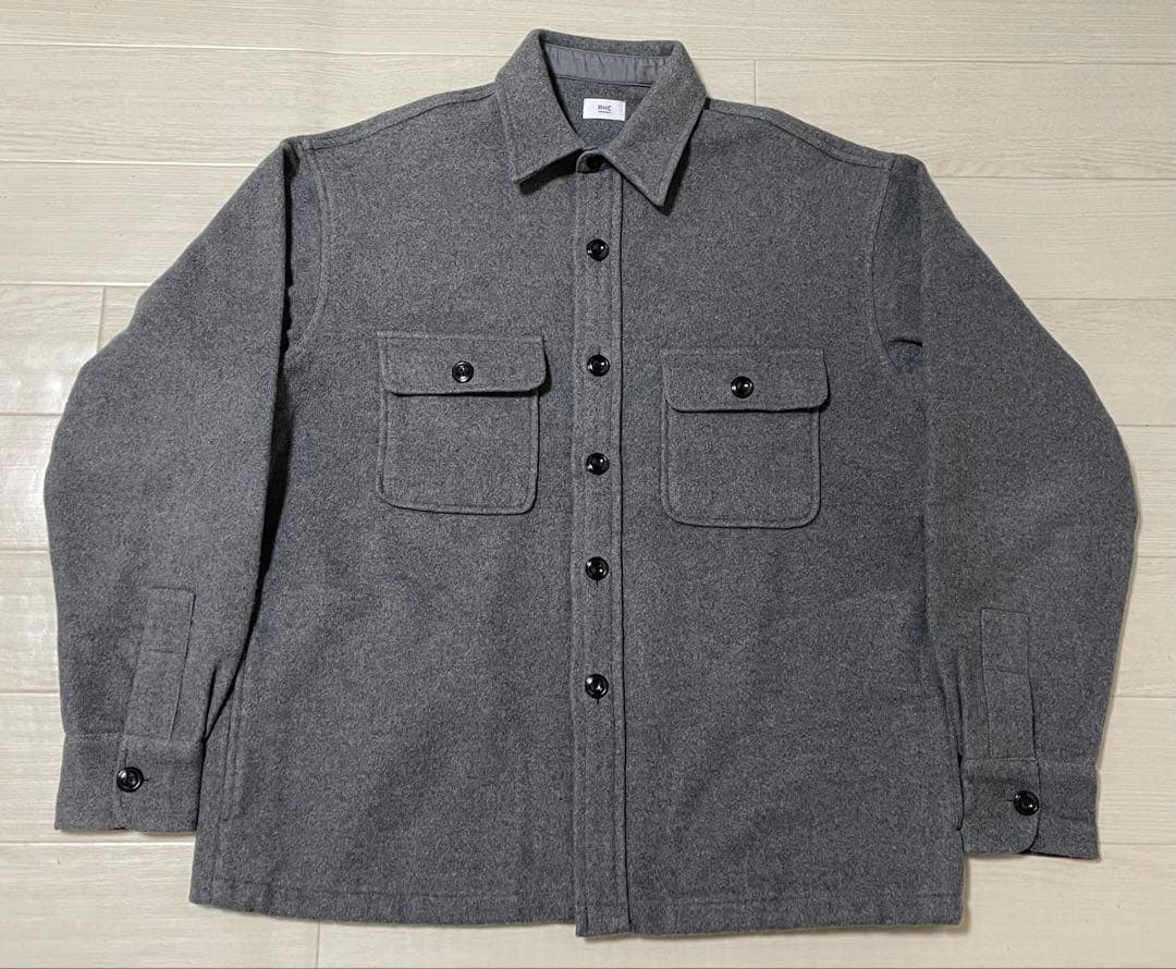 RHC ron herman ロンハーマン CPOシャツ ジャケット メルトン