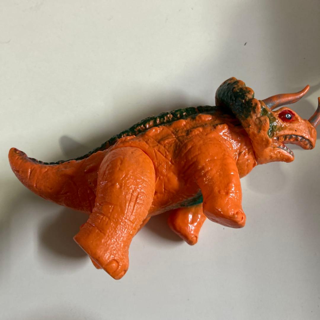 当時物　大協　トリケラトプス　怪獣　ソフビ