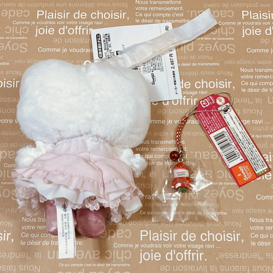 ★ハローキティ★いちご マスコットホルダー＆根付け★レア★K426