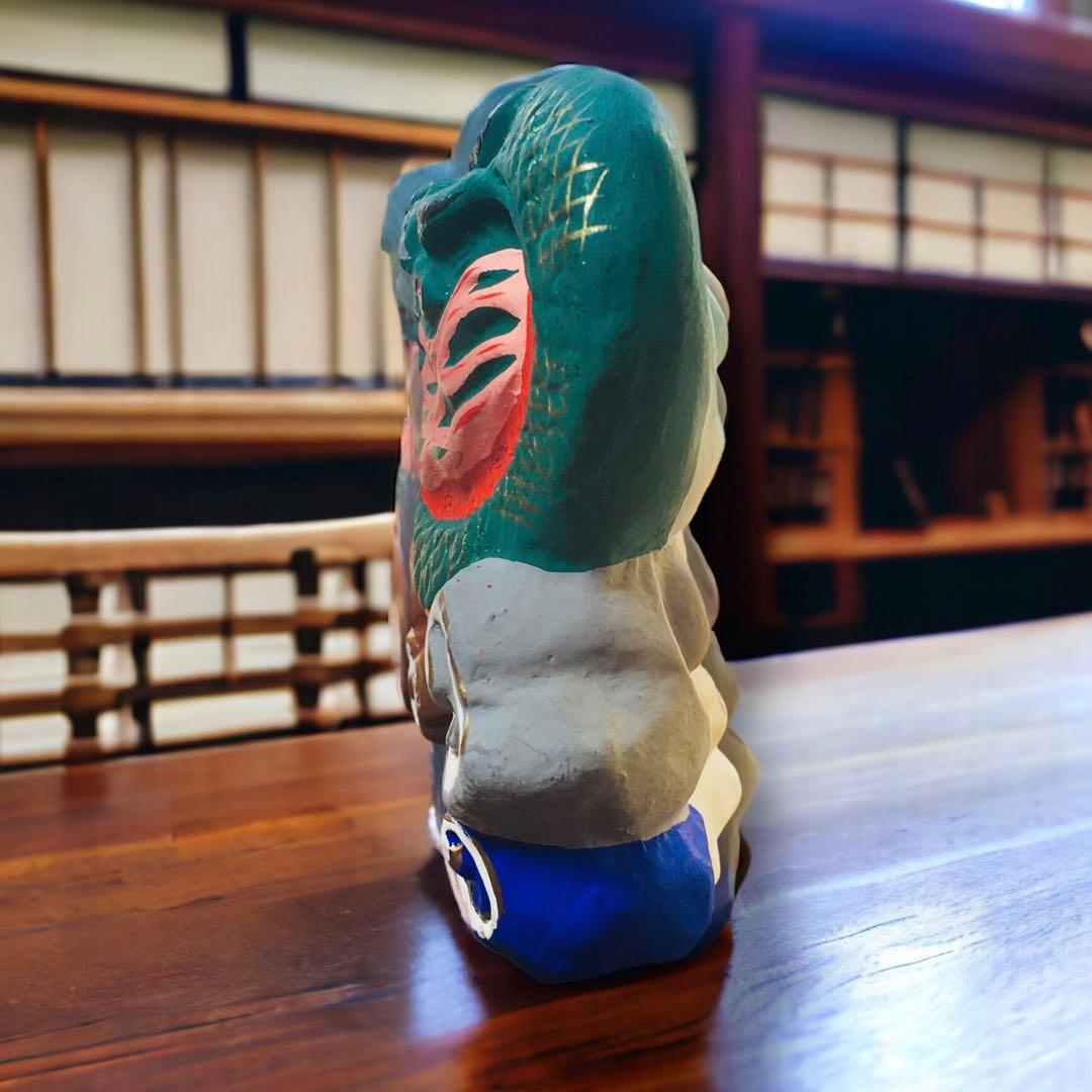 滋賀県 郷土玩具 小幡土人形 雲に龍 辰年 干支人形 細井源悟 正月飾り 龍置物