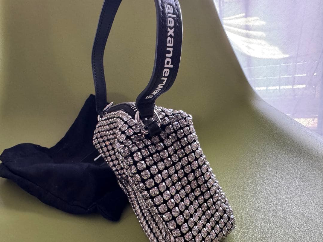 alexanderwang シルバーストーンパーティーバッグ