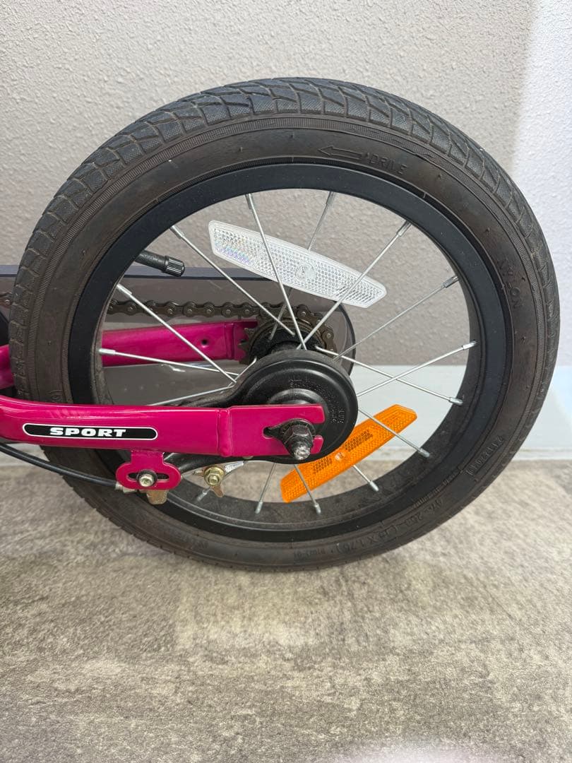 STRIDER 14x ピンク ストライダー　ペダル　スタンド付き　子供用自転車