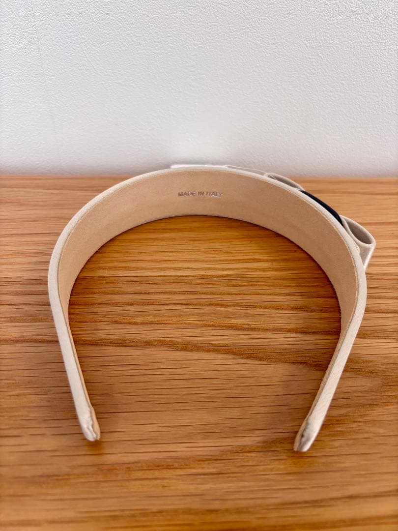 FERRAGAMO サテンリボン ヘアバンド カチューシャ