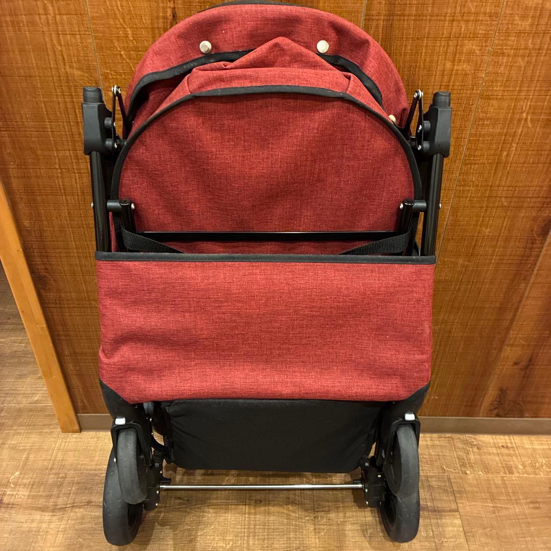 4輪ペットカート ココハート甘えん坊バギーBIG中型犬対応