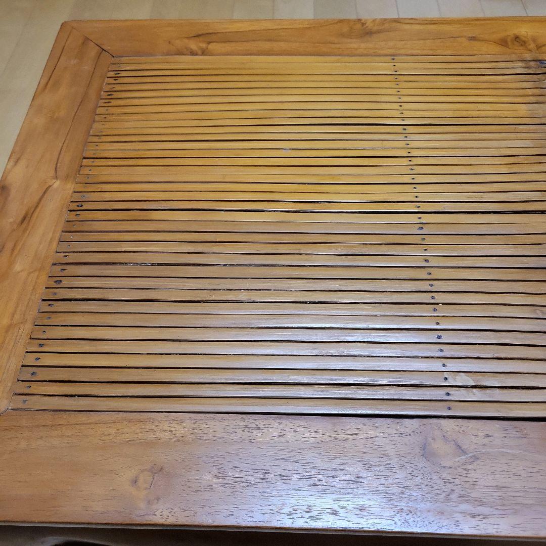 アジアン家具 オピウム ローテーブル 座卓 木製 竹 古民家家具