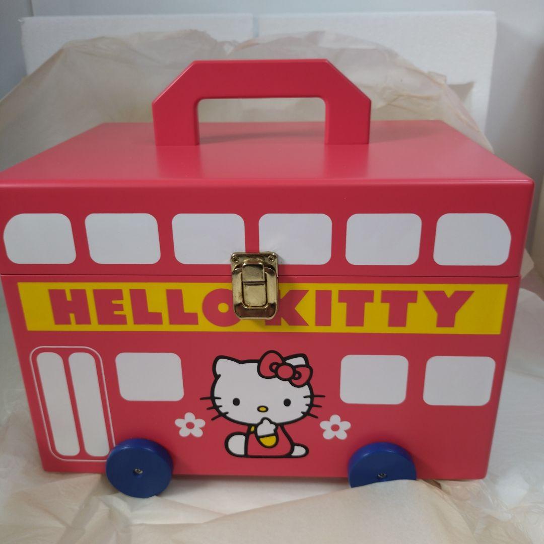 ハローキテイ　ロンドンバス形多目的ボックス　未使用品　ポイントカードプライズ