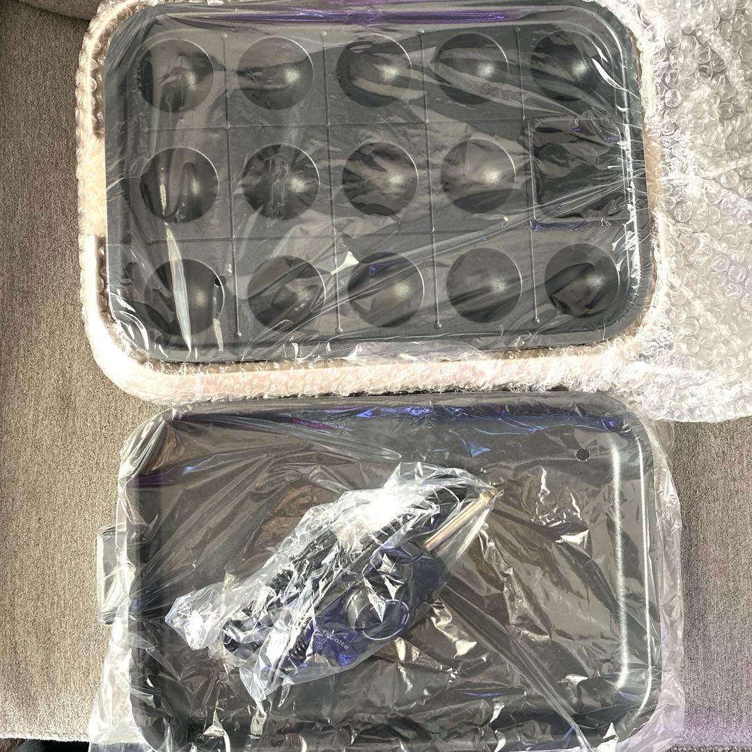 ◎新品◎レコルト　récolte ホットプレート ベージュ　ホワイト　たこ焼き