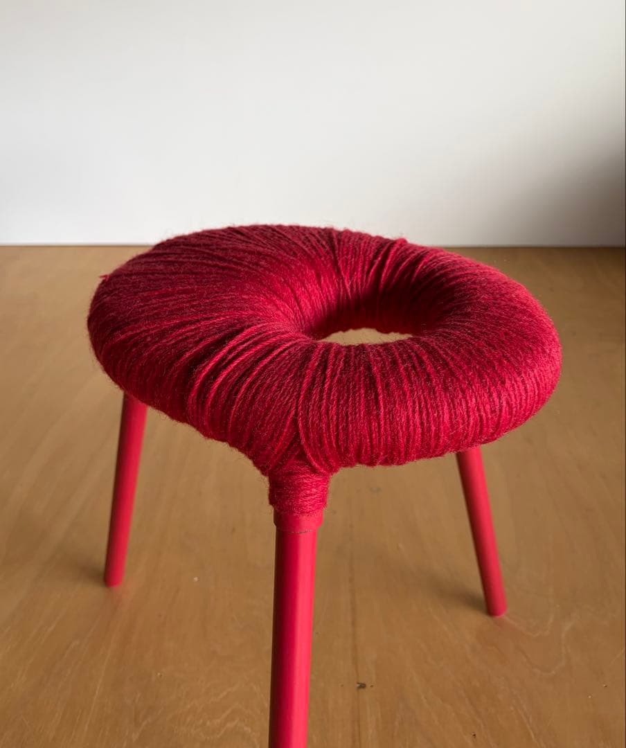 OLD IKEA 毛糸のスツール Eskilstuna 1999